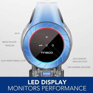 Tineco Pure One S11 Vacuum Cleaner's LED display.