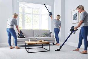 Tower VL30 Vacuum Cleaner in use.