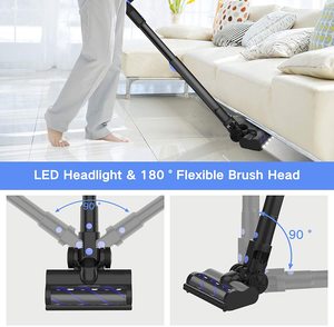 WOWGO Cordless Vacuum Cleaner in use.